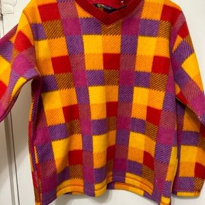 SOLD Colorful Vintage Fleece